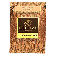 GODIVA COFFEE  HAZELNUT CREME MEDIUM ROAST GROUND COFFEE