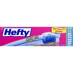 HEFTY FREEZER SLIDER BAGS - 1 GALLON SIZE