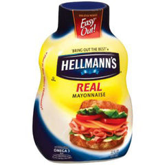 HELLMANN'S REAL MAYONNAISE EASY OUT