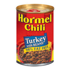 HORMEL CHILI TURKEY WITH BEANS