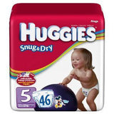 HUGGIES MEGA PACK #5 DIAPERS