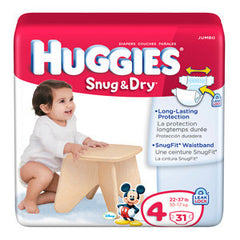 HUGGIES SNUG & DRY BABY DIAPERS #2 - JUMBO PACK