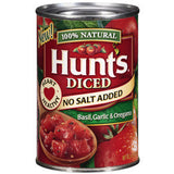 HUNT'S DICED TOMATO BASIL  GARLIC & OREGANO NO SALT ADDED