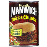 HUNT'S MANWICH THICK & CHUNKY SLOPPY JOE SAUCE