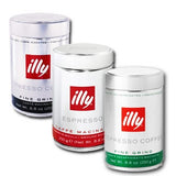 ILLY GROUND ESPRESSO COFFEE MEDIUM ROAST FOR ESPRESSO MACHINES