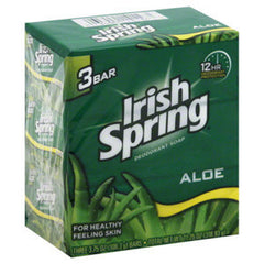 IRISH SPRING WITH ALOE VERA SOAP BAR 8 PACK