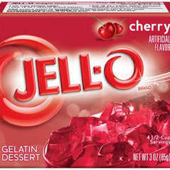 JELLO CHERRY GELATIN DESSERT