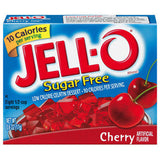 JELLO SUGAR FREE CHERRY GELATIN DESSERT