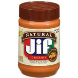 JIF NATURAL CREAMY PEANUT BUTTER