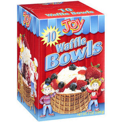 JOY WAFFLE BOWLS 10 CT