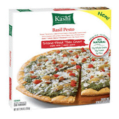 KASHI ALL NATURAL STONE FIRED PESTO PIZZA