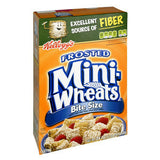 KELLOGG'S FROSTED MINI WHEAT BITE SIZE CEREAL