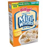 KELLOGG'S FROSTED MINI WHEAT BITE SIZE ORIGINAL CEREAL