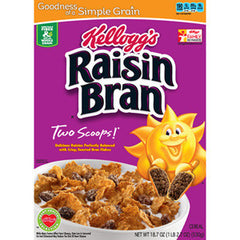 KELLOGG'S RAISIN BRAN CEREAL