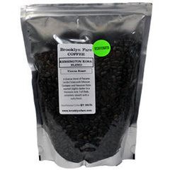 BROOKLYN FARE COFFEE KENSINGTON KONA BLEND VIENNESE ROAST - WHOLE BEANS DECAFFEINATED