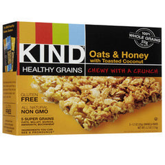 KIND OATS & HONEY WITH TOASTED COCONUT GLUTEN FREE GRANOLA BAR