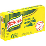 KNORR VEGETABLE BOUILLON CUBES