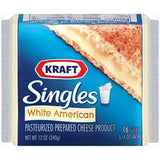 KRAFT WHITE AMERICAN SINGLE CHEESE