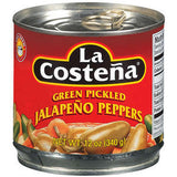 LA COSTENA GREEN PICKLED JALAPENO PEPPERS