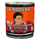 LA MORENA SLICED RED PICKLED JALAPENO PEPPERS IN MORENA SAUCE