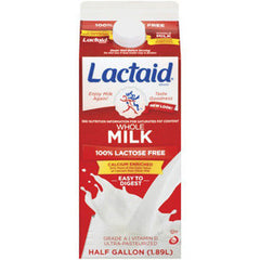 LACTAID WHOLE MILK - LACTOSE FREE WITH CALCIUM