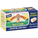 LAND O LAKES BUTTER OLIVE OIL & SEA SALT HALF STICKS