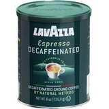 LAVAZZA ESPRESSO DECAFFEINATED GROUND COFFEE