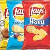 LAY'S CHEESY GARLIC BREAD FLAVORED CHIPS