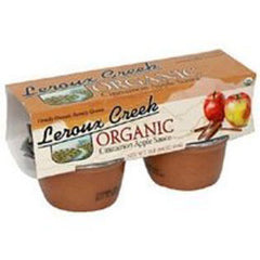 LEROUX ORGANIC CINNAMON APPLE SAUCE