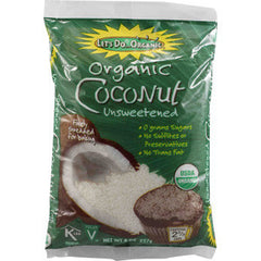 LET'S DO ORGANIC COCONUT SHREDDED UNSWEETENED