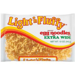 LIGHT & FLUFFY EXTRA WIDE NOODLES