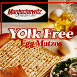 MANISCHEWITZ YOLK FREE EGG MATZOS