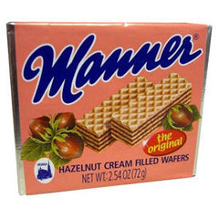 MANNER HAZELNUT CREAM FILLED WAFERS