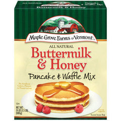 MAPLE GROVE FARMS ALL NATURAL BUTTERMILK & HONEY PANCAKE AND WAFFLE MIX