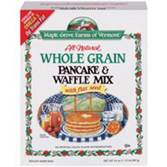 MAPLE GROVE FARM WHOLE GRAIN FLAX PANCAKE MIX - ALL NATURAL