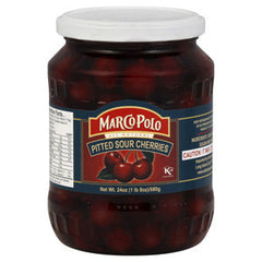 MARCO POLO ALL NATURAL PITTED SOUR CHERRIES