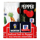 MORTON & MCCORMICK  IODIZED SALT & PEPPER