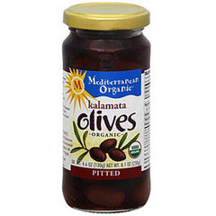 MEDITERRANEAN ORGANIC BLACK OLIVES KALAMATA PITTED