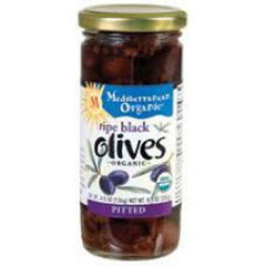 MEDITERRANEAN ORGANIC RIPE BLACK OLIVE PITTED