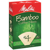 MELITTA BAMBOO COFFEE FILTERS # 4