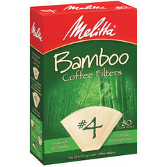 MELITTA BAMBOO COFFEE FILTERS # 4