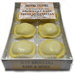 BROOKLYN FARE BROCCOLI RABE & FRESH MOZZARELLA    RAVIOLI