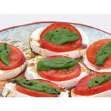 MOZZARELLA WITH BASIL AND FRESH TOMATO CHEESE