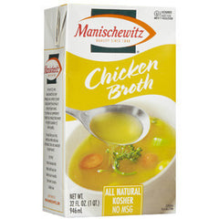 MANISCHEWITZ ALL NATURAL CHICKEN BROTH