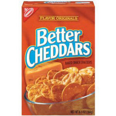 NABISCO BETTER CHEDDAR - SNACK CRACKERS