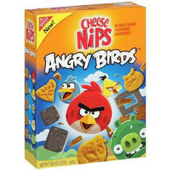 NABISCO CHEESE NIPS ANGRY BIRDS - SNACK CRACKERS