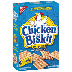 NABISCO CHICKEN IN A BISKIT - ORIGINAL BAKED SNACK CRACKERS