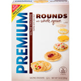 NABISCO PREMIUM ROUNDS WITH WHOLE GRAIN-  CRACKERS