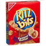 NABISCO RITZ BITS PEANUT BUTTER - CRACKER SANDWICH