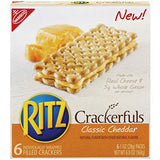 NABISCO RITZ CRACKERFULS CLASSIC CHEDDAR - FILLED CRACKERS